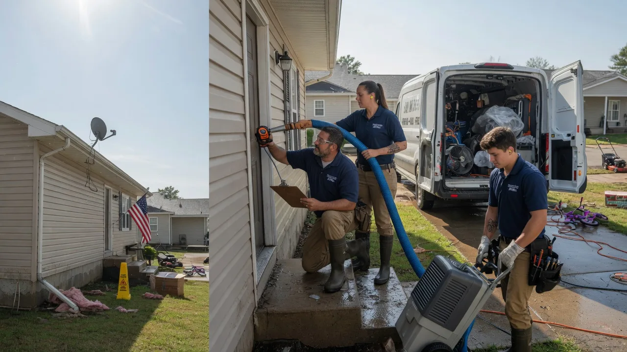 Ceiling Water Damage Restoration in Beloit, KS near me
